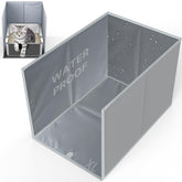 Paw Libero foldable litter box enclosure with open-top access for easy cleaning.