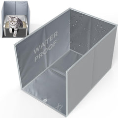 Paw Libero foldable litter box enclosure with open-top access for easy cleaning.