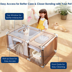 Paw Libero removable waterproof mats enable quick, mess-free cleaning.