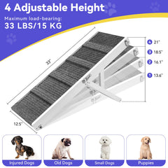 Pawaboo ramp with wide legs for improved balance during climbs.