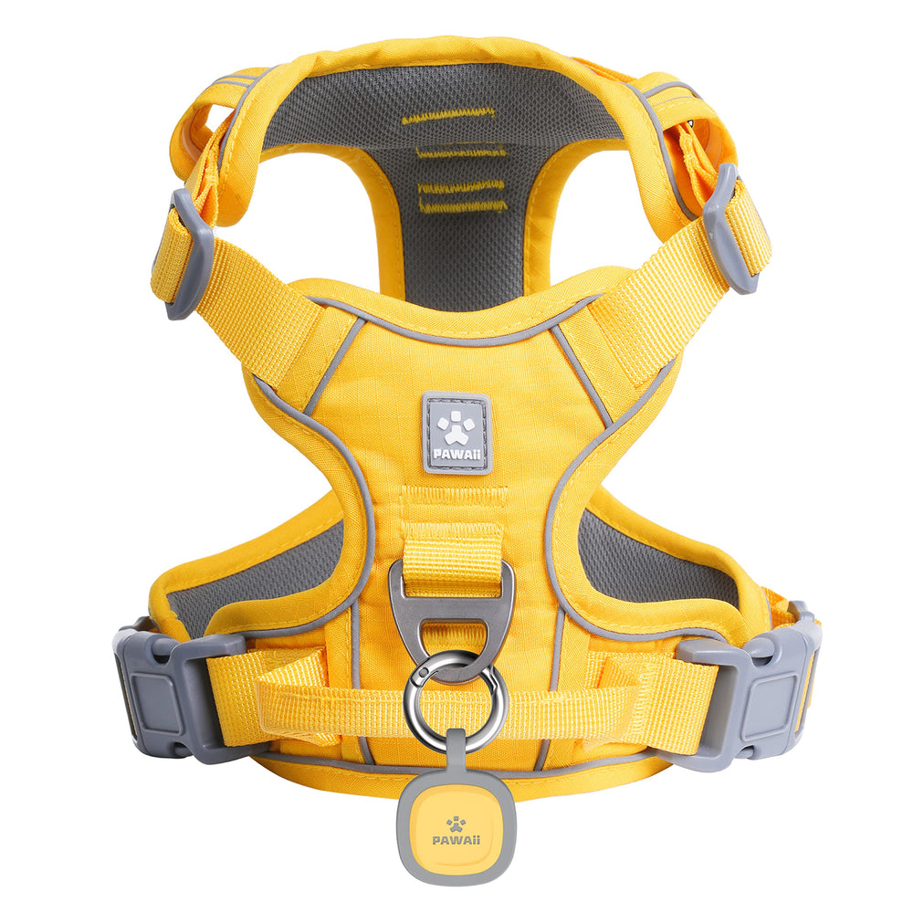 Pawaii No Pull Harness front O-ring with traffic handle for secure control