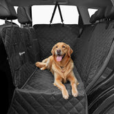 pawander dog car seat cover with door protection shields back seat doors from scratches