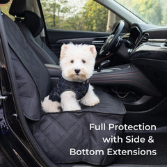 Pawander non-slip backing helps the cover stay in place on bucket seats.