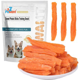 Pawant Soft Dog Treats Chicken Sweet Potato Sticks package view, ideal for training rewards.