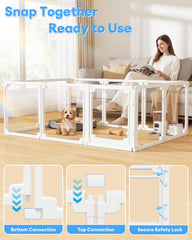 Pawaura Tool-free assembly enables quick setup in minutes without tools.