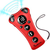 PawBehave front view of ultrasonic bark deterrent with night-ready flashlight