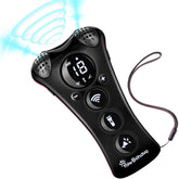 PawBehave Ultrasonic Bark Deterrent front view for humane bark control during walks.