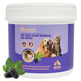 PawBubble Eye Wipes pack 120 count for gentle tear stain care