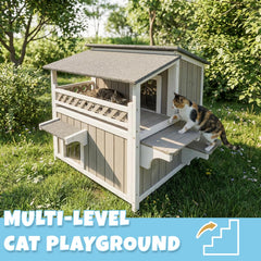Pawbuilt indoor-outdoor setup fits patios, porches, or corners.