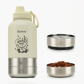 Pawccoli 34oz dog water bottle for on-the-go hydration.