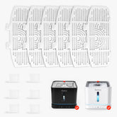 Pawccoli cat water fountain filters pack compatible with 3L fountain for clean water.