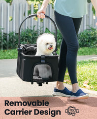 Pawccoli anti escape design, secure outings with multiple leash clips