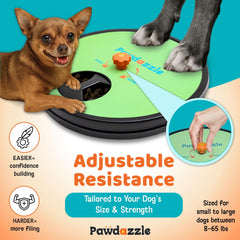 Pawdazzle nail scratch board uses nano suction pads for grip.