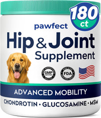 PAWFECTCHEW glucosamine dog treats pack for joint support