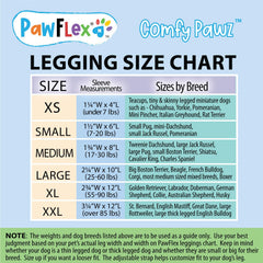 PawFlex Comfy Paws nonslip inner cuff prevents twisting during activity.