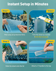 Pawfly Polycarbonate construction delivers impact resistance for daily aquarium use