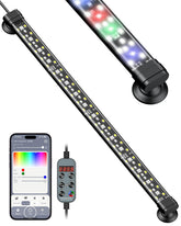 Pawfly aquarium light with Bluetooth app control for easy customization