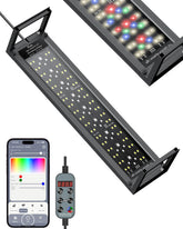 Pawfly full-spectrum 20W aquarium light illuminates plants and true colors