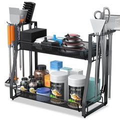 Pawfly Aquarium Tool Organizer 2-Tier keeps tools within reach