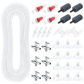 Pawfly aquarium tubing 50ft demonstrating flexible line for customizable tank layouts