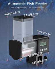 Pawfly timer and portion control supports consistent feeding times.