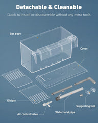 Pawfly clear acrylic material for easy observation