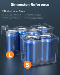 Pawfly wall mount design attached to tank edge
