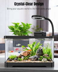 Pawfly manual siphon water changer in action during a water change.