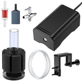 Pawfly Mini Aquarium Air Pump front view showing compact, quiet aeration.