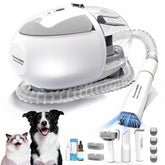 Pawimood dog grooming vacuum front view showing strong suction