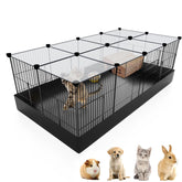 PAWING 20-panel playpen assembly shows flexible layout for safe indoor play
