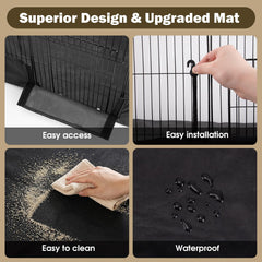 PAWING waterproof mat 24x48 protects floors and eases cleanup