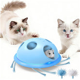 Pawingcat Automatic Cat String Toy with 6 holes sparks indoor hunting fun and engagement