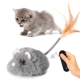 Pawingcat remote-control cat toy in action, inviting interactive play for indoor cats.