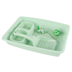 PAWISE litter box scoop with front-edge for fast cleaning