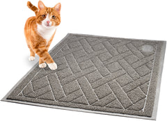 Pawkin Cat Litter Mat, extra-large size, protects more floor area.