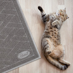 Pawkin Litter Lock mesh close-up traps litter effectively for easier cleanup