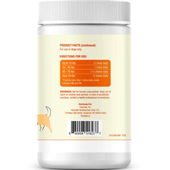 Pawlabs G-Max Joint Chews ingredients-glucosamine-chondroitin close-up for joint health.