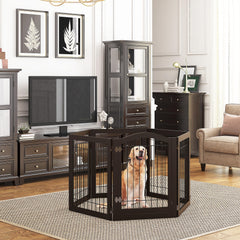 PAWLAND door walk-through with lockable access for easy room-to-room moves.