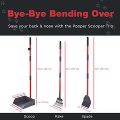 Pawler Pooper Scooper rust-proof-aluminum resists outdoor use