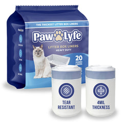 PawLyfe jumbo litter box liner provides a secure fit for large boxes