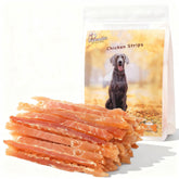 Pawmate Chicken Jerky Strip – soft-chewy texture ideal for training rewards.