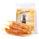 Pawmate chicken-tender wrapped cod sticks in package, highlighting premium protein.