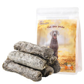 Pawmate cod skin roll packaging highlights natural ingredients