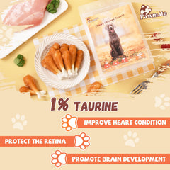 Pawmate dental-care dog treat, helps reduce plaque and promote gum health.