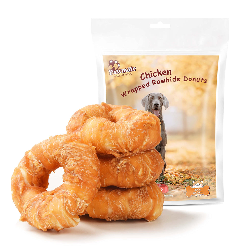 Pawmate donut treats packaging close-up for easy daily rewards