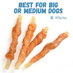 Pawmate grain-free rawhide-free snack suitable for dogs with sensitivities.