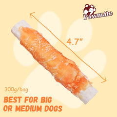 Pawmate large-breed treats show sweet potato sandwich for tasty chew
