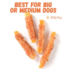 Pawmate soft-chewy dog treat close-up highlights tender texture for sensitive mouths.