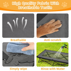 PAWMMO stable cross structure with anti-slip feet supports safe resting.